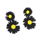 Daisy Flower Statement Earrings