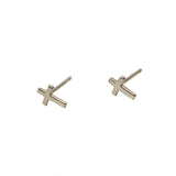 Tiny Cross Studs