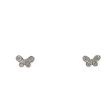 Sterling Silver Mini Butterfly Earrings