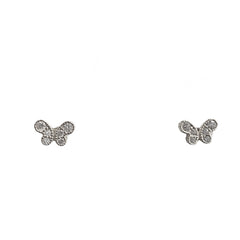 Sterling Silver Mini Butterfly Earrings