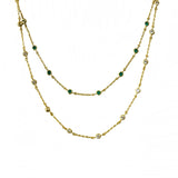 Amy Bezel Station Chain Necklace