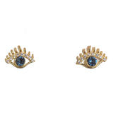 Evil Eye Lash Earrings
