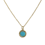 Kate Round Gemstone Necklace