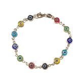 Gold Filled Evil Eye 7” Bracelet