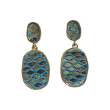 Kory Snake Skin Earrings