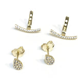 Jacklyn Teardrop Jacket Earrings