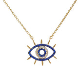 Evil Eye Spikes Necklace