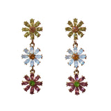 Vera Multi Flower Earrings