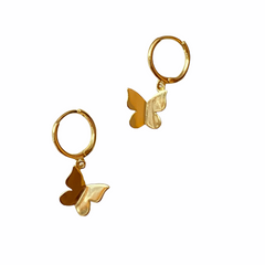 Butterfly Charm Huggies