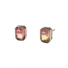 Amy Rectangle Bezel Studs
