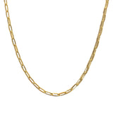 Sterling Silver Chain Paper Link 12.5” Choker Necklace
