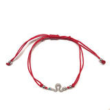 Sparkle Snake Red Thread Bracelet