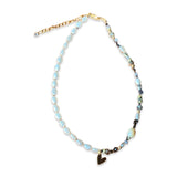Handmade Pearl Heart Necklace