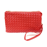 Molly Basket Woven Wallet Clutch Crossbody Handbag