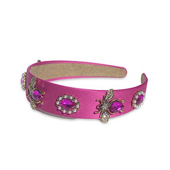 Bumble Bee Pearl Charms Thin Headband