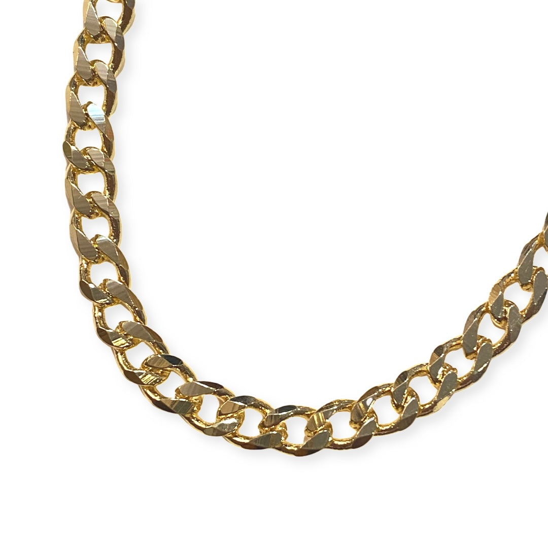 18K Gold Filled Cuban Chain 8mm Thick Anklet