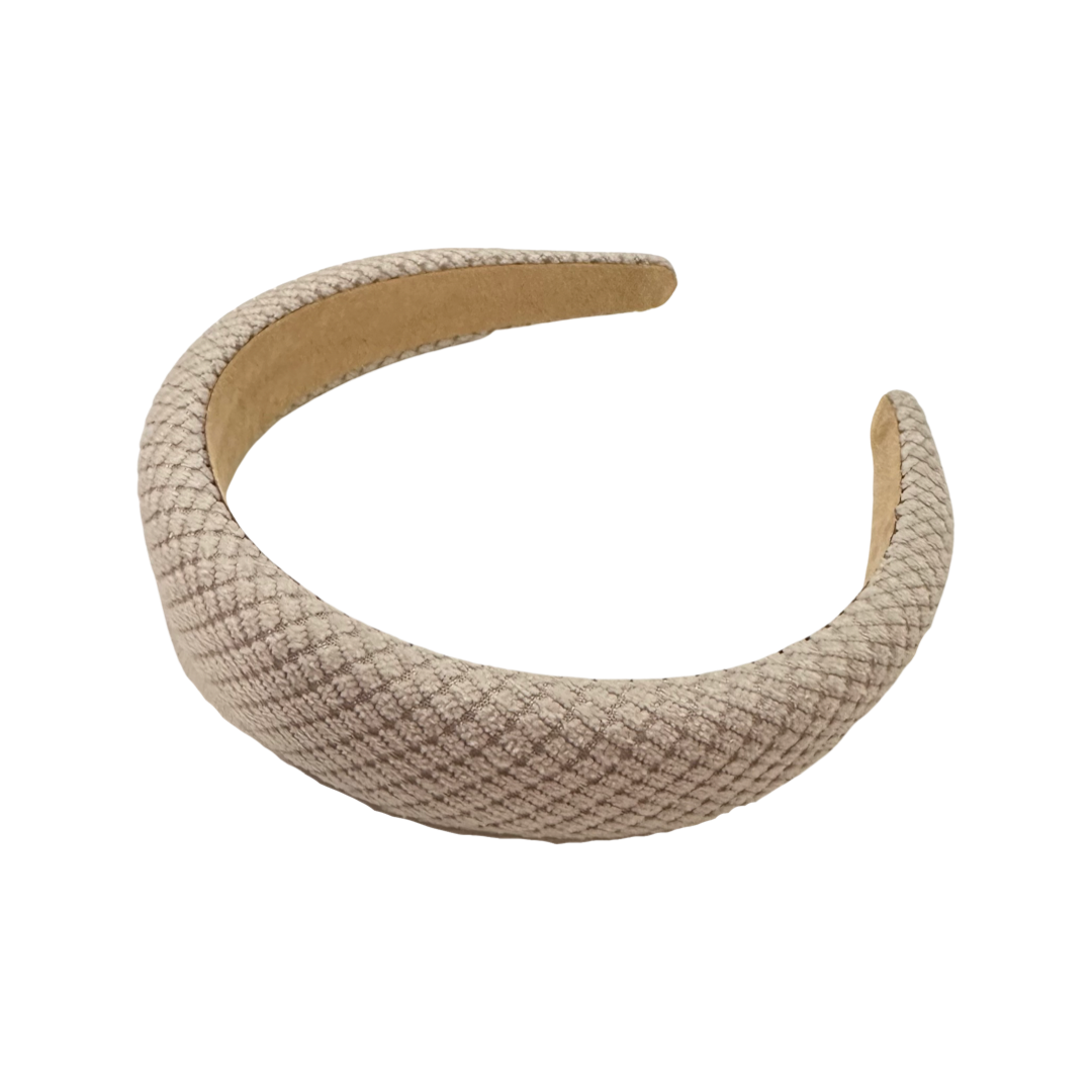 Noellery Snake Print Puff Headband