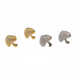 14k Gold Dipped Mushroom Earrings