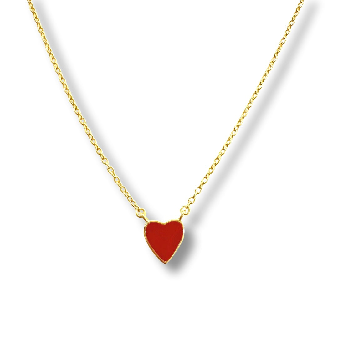 Noellery Red Heart Necklace