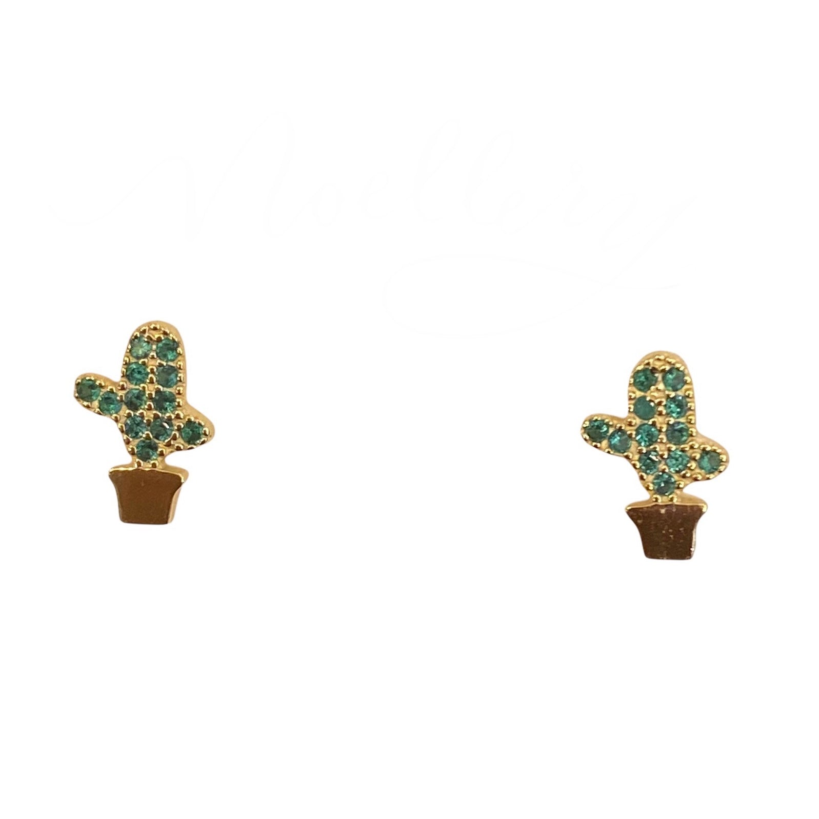 Cactus Sparkle Studs