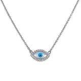 Evil Eye Mother of Pearl Necklace