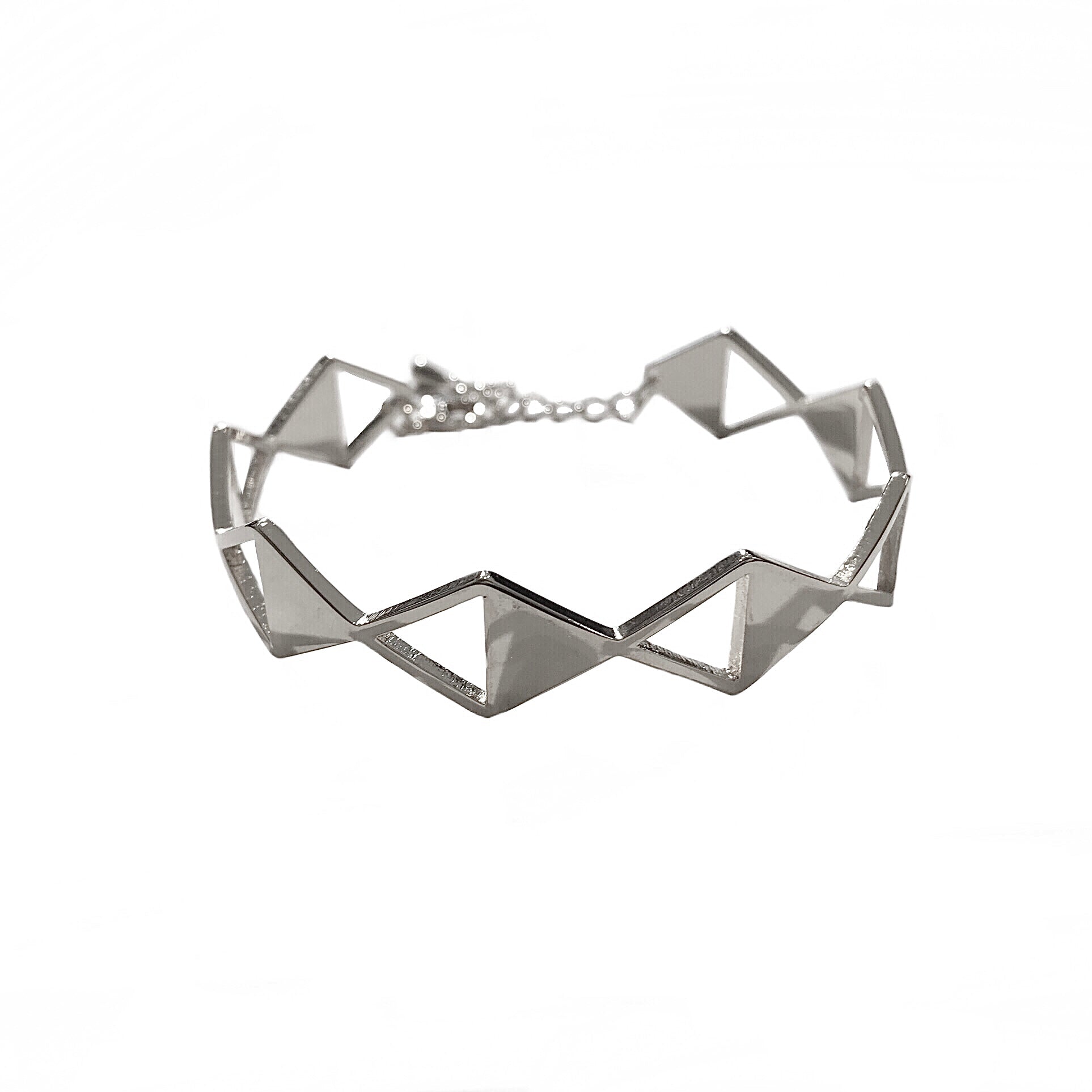 Diamond Pattern Cuff Bracelet
