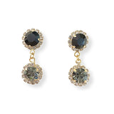 Krista Mini Color Sparkle Drop Statement Earrings