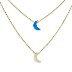 Opaline Moon Necklace