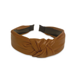 Leather Knot Headband