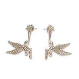 Angel Star Jacket Earrings