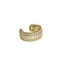 Kufleen Luxe Deco Pave Conch Ear Cuff