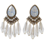 Lily Teardrop Dangle Studs