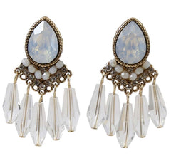 Lily Teardrop Dangle Studs