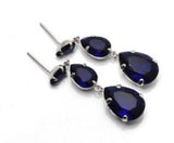 Geovana Birthstone Teardrop Earrings