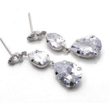 Geovana Birthstone Teardrop Earrings