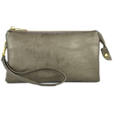 Joann Solid Wallet Clutch Crossbody Handbag