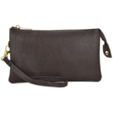 Joann Solid Wallet Clutch Crossbody Handbag