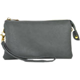 Joann Solid Wallet Clutch Crossbody Handbag